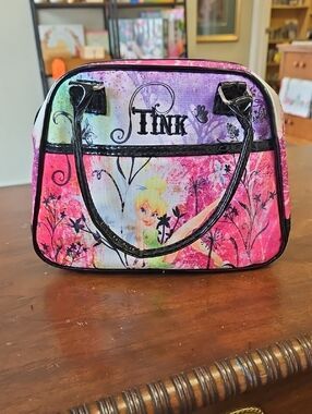 Disney Tink Mini Tote Bag - Pink, Purple, Black Tinkerbell